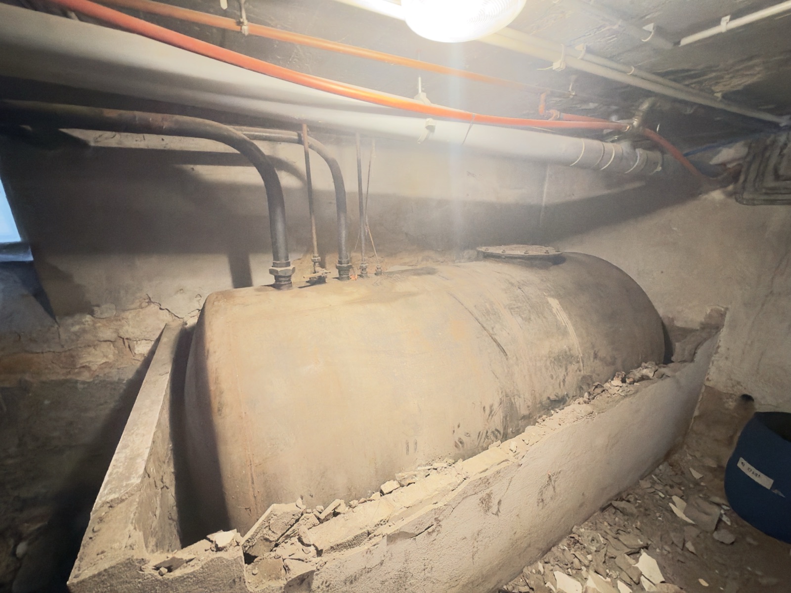 Intervention cuve fioul